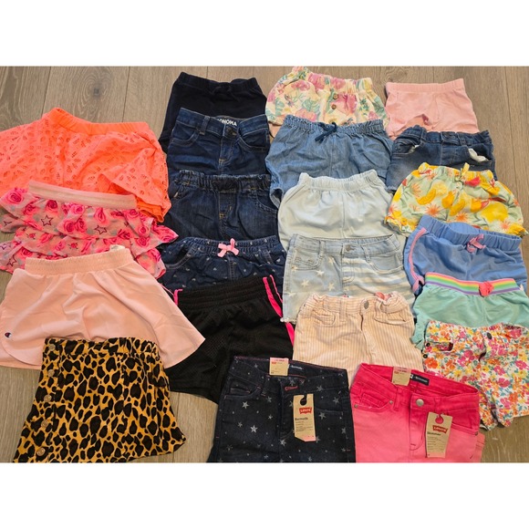 mixed clothes Other - Toddler Girls 4T Shorts & Skirts Clothing Lot Of 22